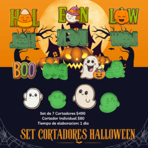 Set 7 Cortadores Halloween