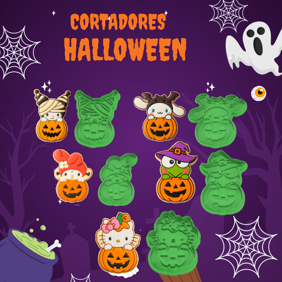 Set Cortadores personajes Halloween