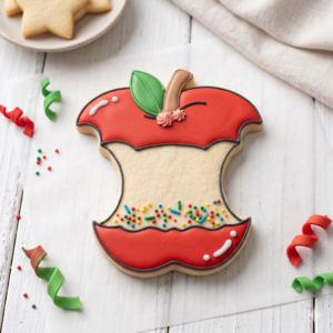 Cortador Marcador Dia del Maestro Manzana Mordida